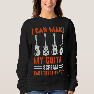 Camiseta Posso Fazer Minha Guitarra Gritar Posso Tentar Gui