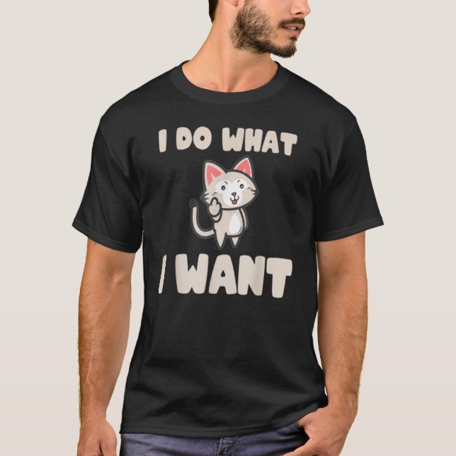 Camiseta Posso Fazer O Que Quero Ca Cat 1 (Frente)