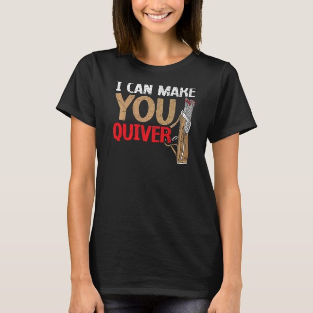 Camiseta Posso Fazer-Te Calar A Seta De Arco A Fotografar O (Frente)