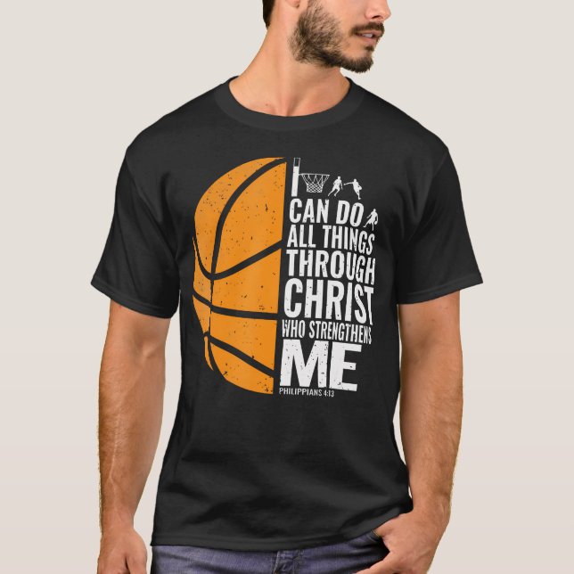 Camiseta Posso Fazer Todas as Coisas Através de Cristo Cest (Frente)