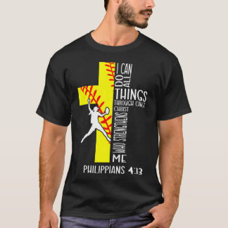 Camiseta Posso Fazer Todas as Coisas Através de Cristo Soft