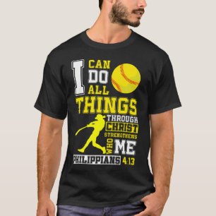 Camiseta Posso Fazer Todas as Coisas Através de Cristo Soft