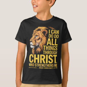 Camiseta Posso fazer todas as coisas por meio de Cristo, Cr