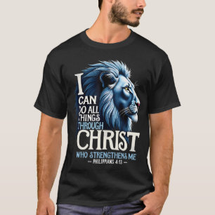 Camiseta Posso fazer todas as coisas por meio de Cristo Fé
