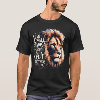 Camiseta Posso fazer todas as coisas por meio de Cristo Jes