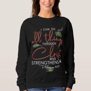 Camiseta Posso Fazer Tudo Através De Cristos Que Se Fortale