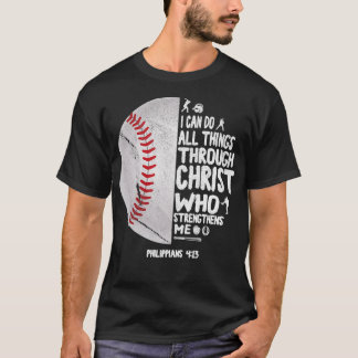 Camiseta Posso Fazer Tudo Através Do Cristo 3