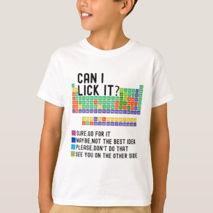 Camiseta Posso Lamber Tabela Periódica de Química Professor
