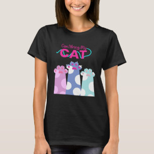 Camiseta Posso Levar Meu Gato Dedinhos do Pé Gato Gatinho