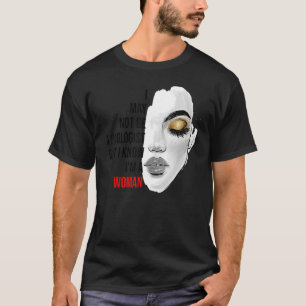 Camiseta Posso não ser biólogo, mas sei que sou mulher Li