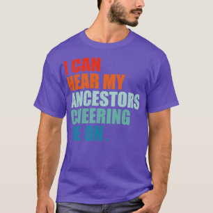 Camiseta posso ouvir meus ancestrais me aplausos
