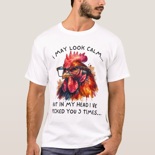 Camiseta Posso parecer calma (Frente)