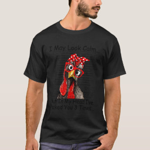 Camiseta Posso Parecer Calmo, Mas Na Minha Cabeça Eu Te Pec