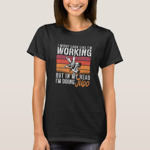 Camiseta Posso Parecer Karate Judoka Retro Fighter Legal