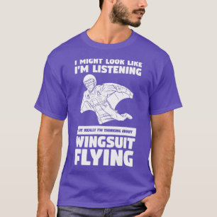 Camiseta Posso Parecer Que Estou A Ouvir Roupa De Lua A Voa