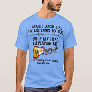 Camiseta Posso parecer que estou te ouvindo, mas no meu...