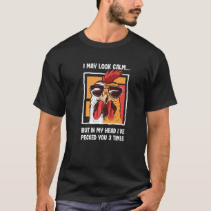 Camiseta Posso parecer tranquilo na minha cabeça Eu te mand
