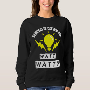Camiseta Posso Pegar Um Elétrico Watt Para Homens E Mulhere
