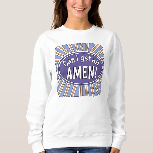 Camiseta Posso pegar uma AMEN? (Frente)