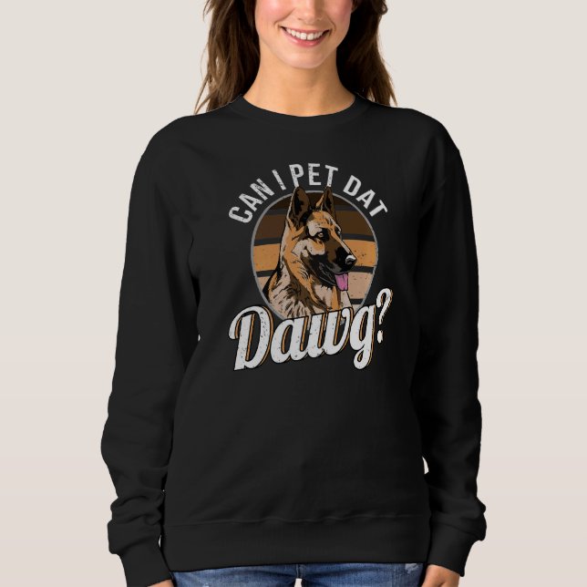 Camiseta Posso Pet Dat Dawg German shepherd (Frente)