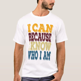 Camiseta Posso Porque Sei Quem Sou