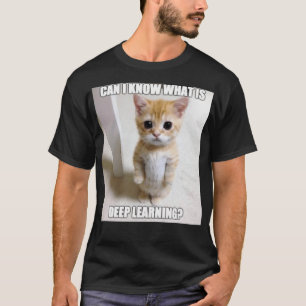 Camiseta Posso saber o que é aprendizagem profunda?