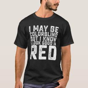 Camiseta Posso ser daltônico, mas sei que fico bem de verme