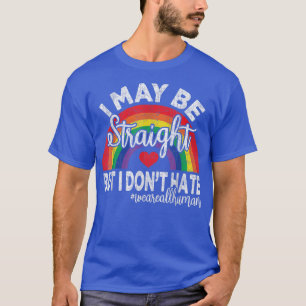 Camiseta Posso Ser Hetero, Mas Não Odeio Orgulho gay LGBT