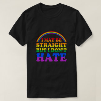 Camiseta Posso Ser Hetero Mas Não Odeio Orgulho LGBT