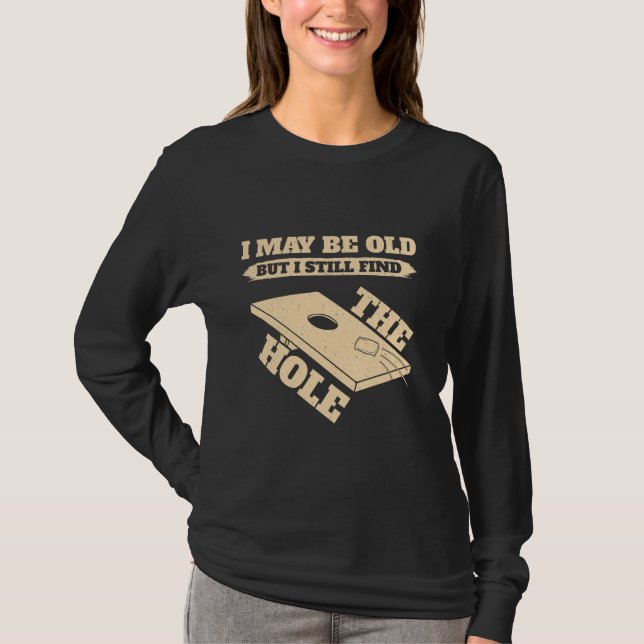 Camiseta Posso Ser Velho, Mas Ainda Entendo O Buraco Cornud (Frente)