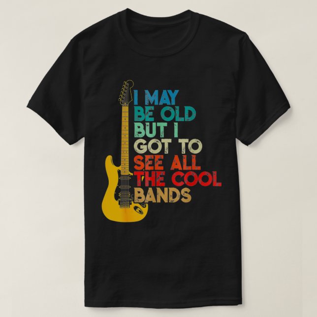 Camiseta Posso Ser Velho, Mas Preciso Ver Todo O Deus Legal (Frente do Design)