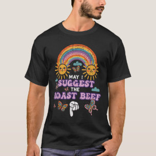 Camiseta Posso Sugerir O Carne Assada Engraçado Inadequado