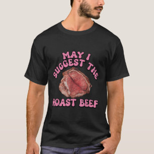 Camiseta Posso Sugerir Que A Carne De Bovino Engraçada Enve