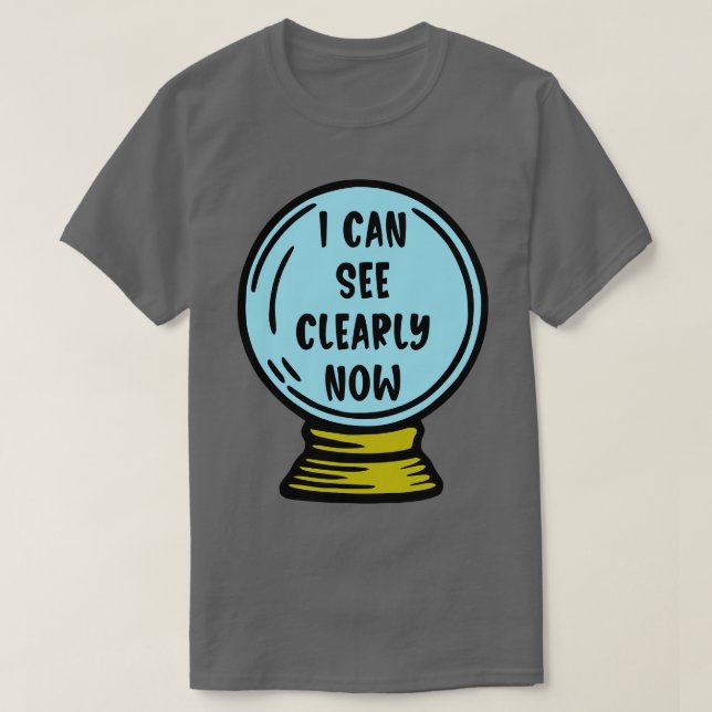 Camiseta Posso Ver Claramente Agora (Frente do Design)