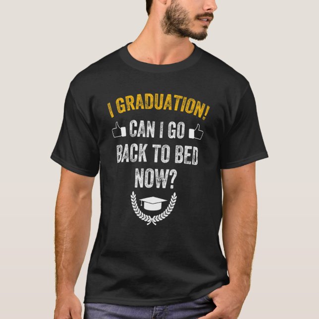 Camiseta Posso Voltar Para O Presente De Graduação Para Ele (Frente)
