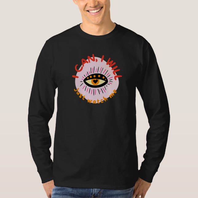 Camiseta Posso, Vou Apenas Me Observar  Maldade Fofa e Colo (Frente)