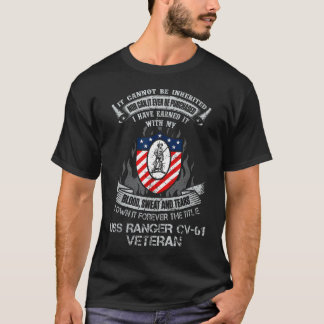 Camiseta Possua Para Sempre O Título Veterano Uss Ranger Cv