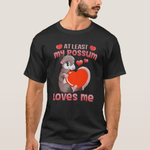 Camiseta Possum Love Red Namorados Heart Ogambm Lovers Gif