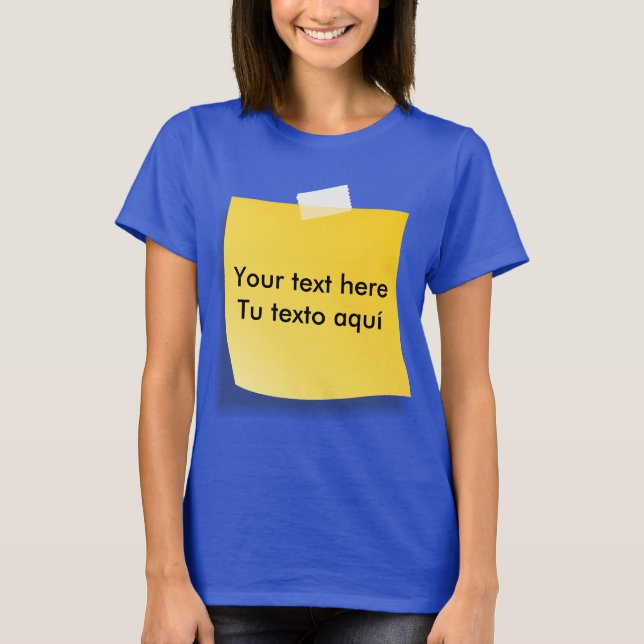 Camiseta post-it (Frente)