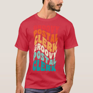 Camiseta Postal Clerk Vintage Retro 60s 70s 80s Vibes