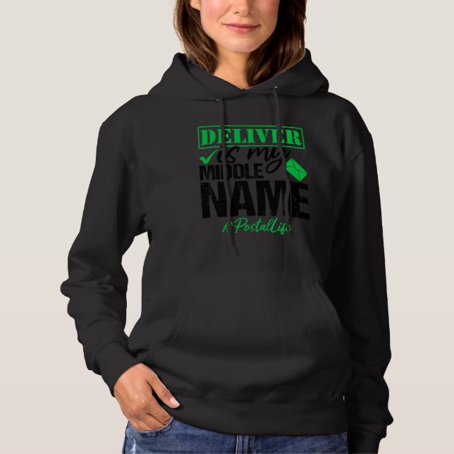 Camiseta Postal Life Postal Mail Carrier Entrega Q (Frente)
