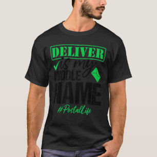 Camiseta Postal Life Postal Mail Carrier Entrega Q