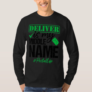 Camiseta Postal Life Postal Mail Carrier Entrega Q