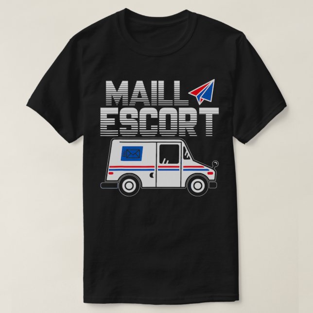 Camiseta Postal Service Mailman EUA Postman (Frente do Design)
