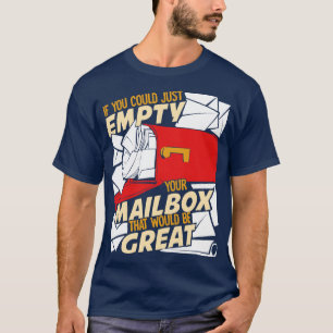 Camiseta Postal Worker Mail City - Letra rier Gift