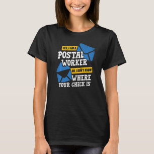 Camiseta Postal Worker Mail Delivery Postman Premium