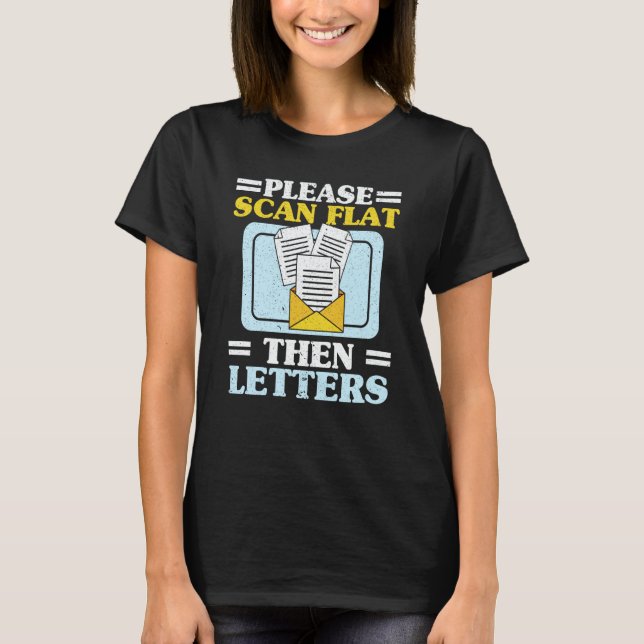 Camiseta Postal Worker Mailman Delivery Shipment Mail Escor (Frente)