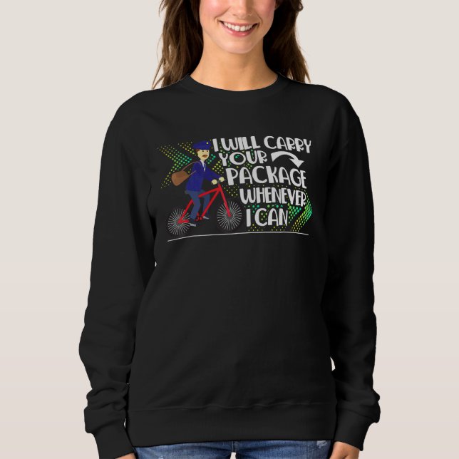 Camiseta Postal Worker Mailman I Carregar Seu Pacote Quando (Frente)