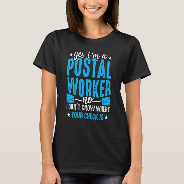 Camiseta Postal Worker  Mailman Mail Carrier Post Office  1 (Frente)