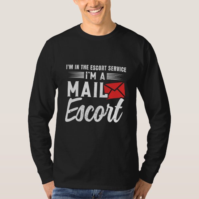 Camiseta Postal Worker Postman Mail Escort Mail Carrier (Frente)